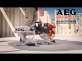 18v brushless 254mm mitre saw  aeg powertools