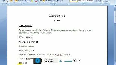 CS 701 solved solution of Assignment No1, 2018