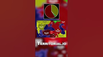 4 Team Normal Bot Battle Caucasia Territorial.io Timelapse #Shorts