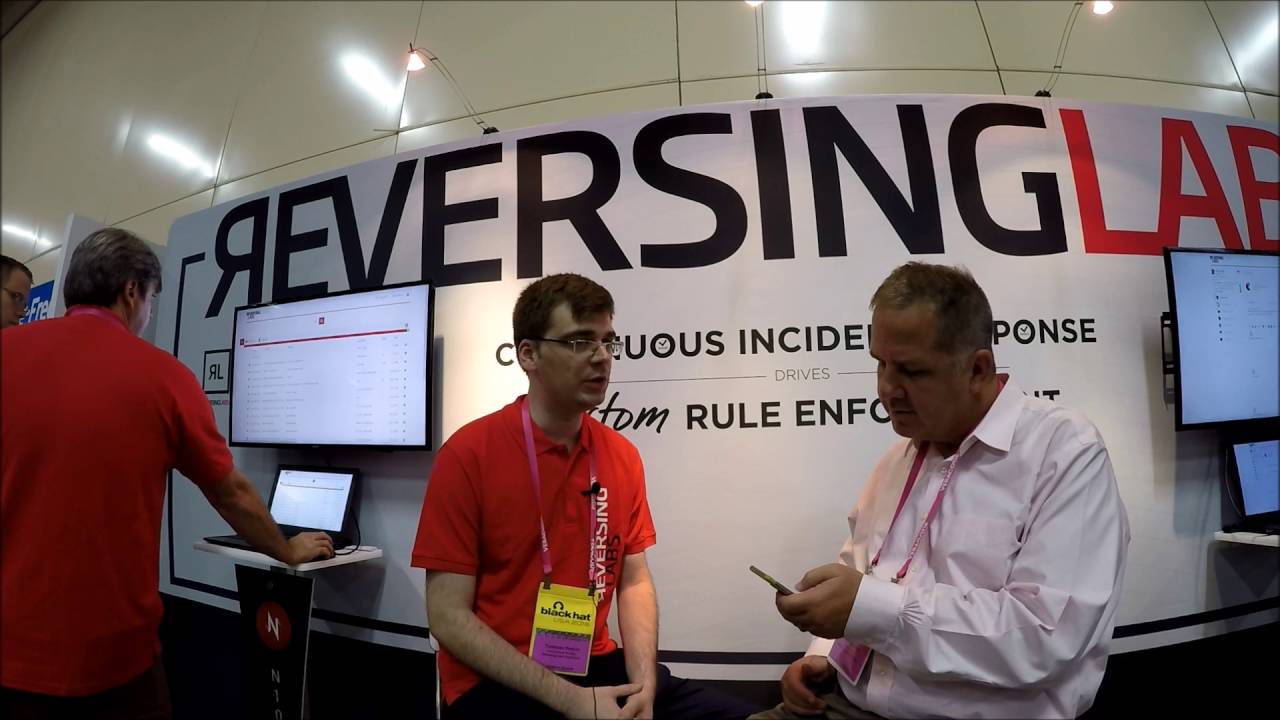 Black Hat 2016 - Interview with ReversingLabs Tomislav Pericin - Chief Software Architect/Co-founder