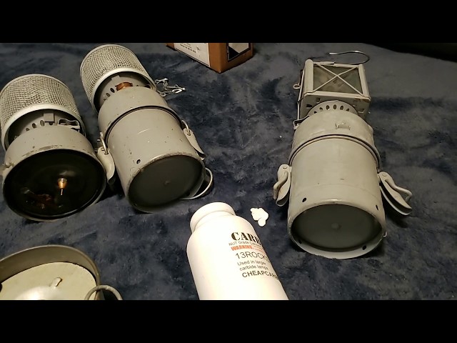 Swedish Army Surplus Carbide Lamps, lanterns. Punker 80, same as