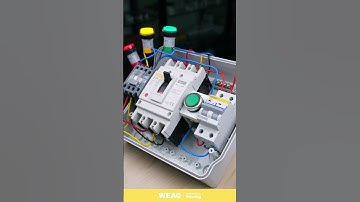 How to Wire 3 Indicator Lights in a PV Combiner Box | MCCB, MCB & Contactor Setup. #indicatorlight