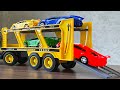 Video About Plastic Toy Cars Being Carried By Transportation Vehicles. Truck Transportation Cars Toy