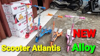 Scooter  skuter Injak Alloy Atlantis Dua Pedal Plus Rem Murah berkualitas