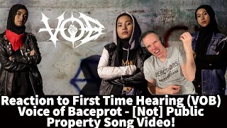 Reaction to First Time Hearing (VOB) Voice of Baceprot - [Not] Public Property Song Video!