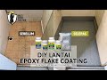 DIY - BUAT SENDIRI LANTAI EPOXY FLAKE COATING DENGAN 1 SET DIY LENGKAP DARI MES