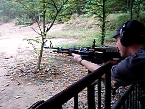 Firing the M60 at Cu Chi Tunnels