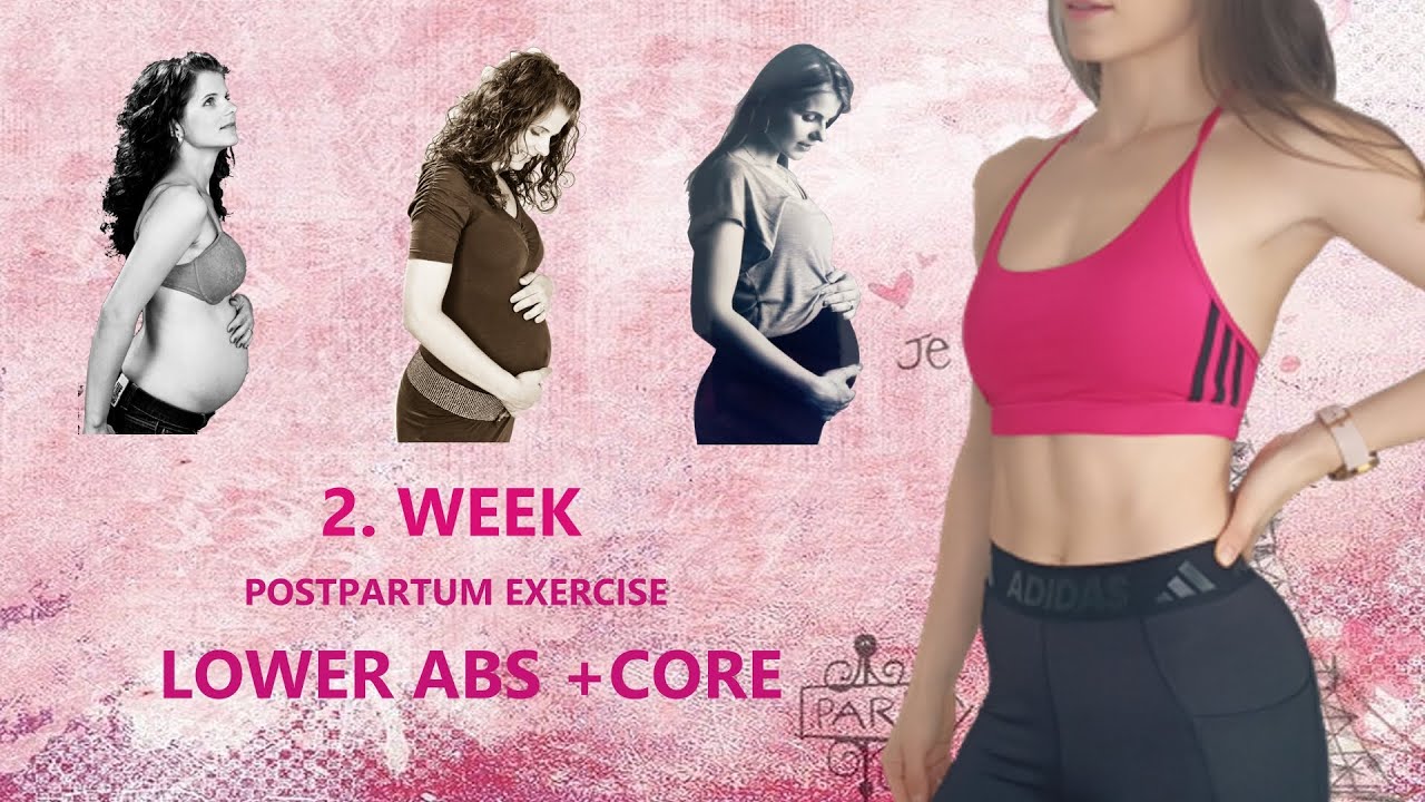 2.WEEK POSTPARTUM EXERCISE/ 11 MIN LOWER ABS+CORE/VERY SIMPLE(2.týden cvičení po porodu s FishEye)