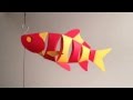 Swimming Paper Goldfish / 泳ぐ金魚モビール