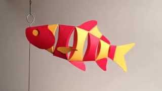 Swimming Paper Goldfish / 泳ぐ金魚モビール