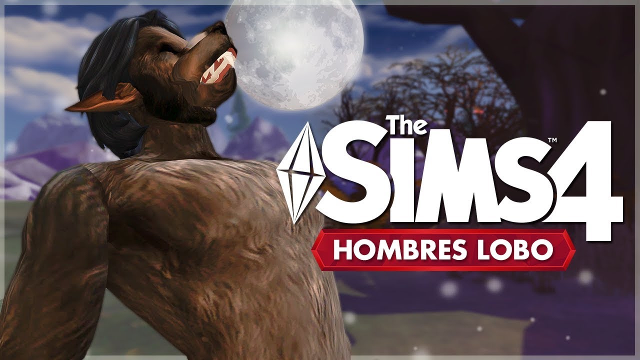 hombres lobo en Los Sims 4