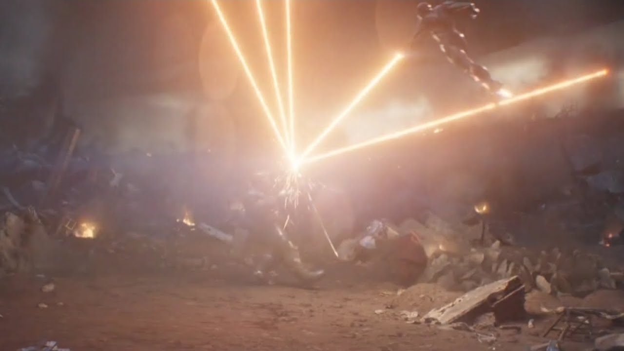 Avengers Endgame | The Big Three VS Thanos - 1080p HD Scene - YouTube