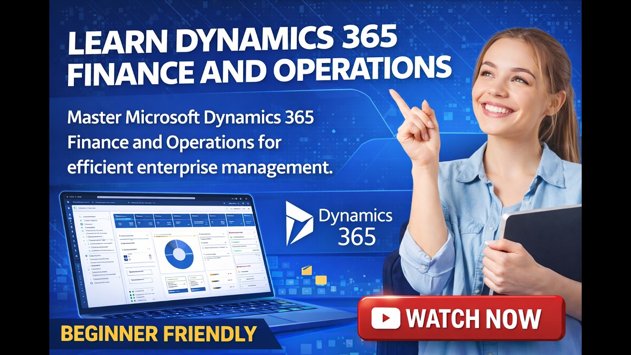 #ms #dynamics 365 Finance & Operations Course for Beginners | Full ...