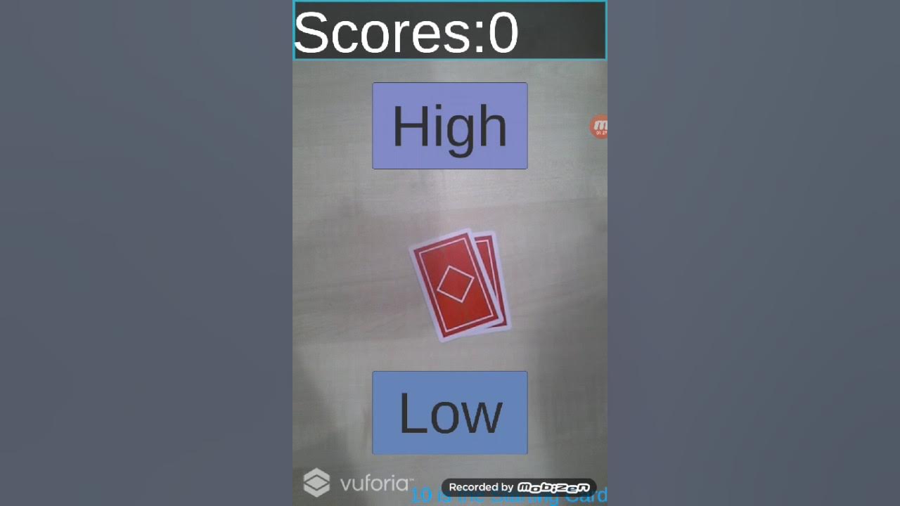 AR High Or Low Card Game YouTube