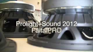 FaitalPRO NEW FERRITE Loudspeakers at ProLight+Sound 2012 (part 2) [ENGLISH]
