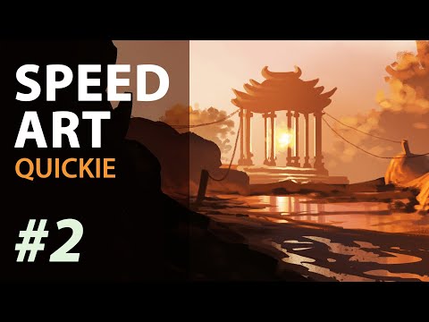 Speed Art quickie #2 | Concept Art | Photoshop Digital Painting | Tutorial