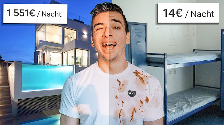 I booked the MOST EXPENSIVE & CHEAPEST Airbnb.. (15€ vs. 1500€)