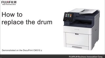How to replace the drum cartridge