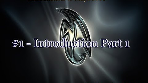 #1 - Introduction Basic Part 1 - 3D Maya in Hindi