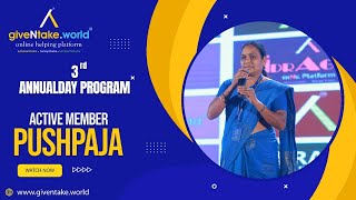 PUSHPAJA I ACTIVE MEMBER I GIVENTAKE.WORLD ONLINE HELPING PLATFORM I screenshot 5