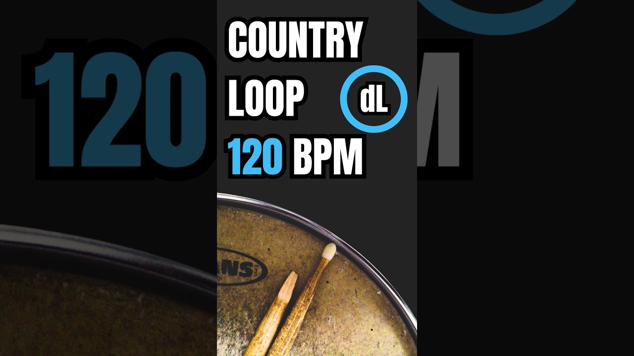 Country Drum Groove Loop 120 BPM 