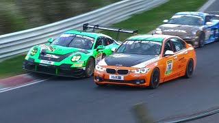 24H Nürburgring Qualifiers 2024 - CONTACT, MOMENTS, PUNCTURES + ACTION