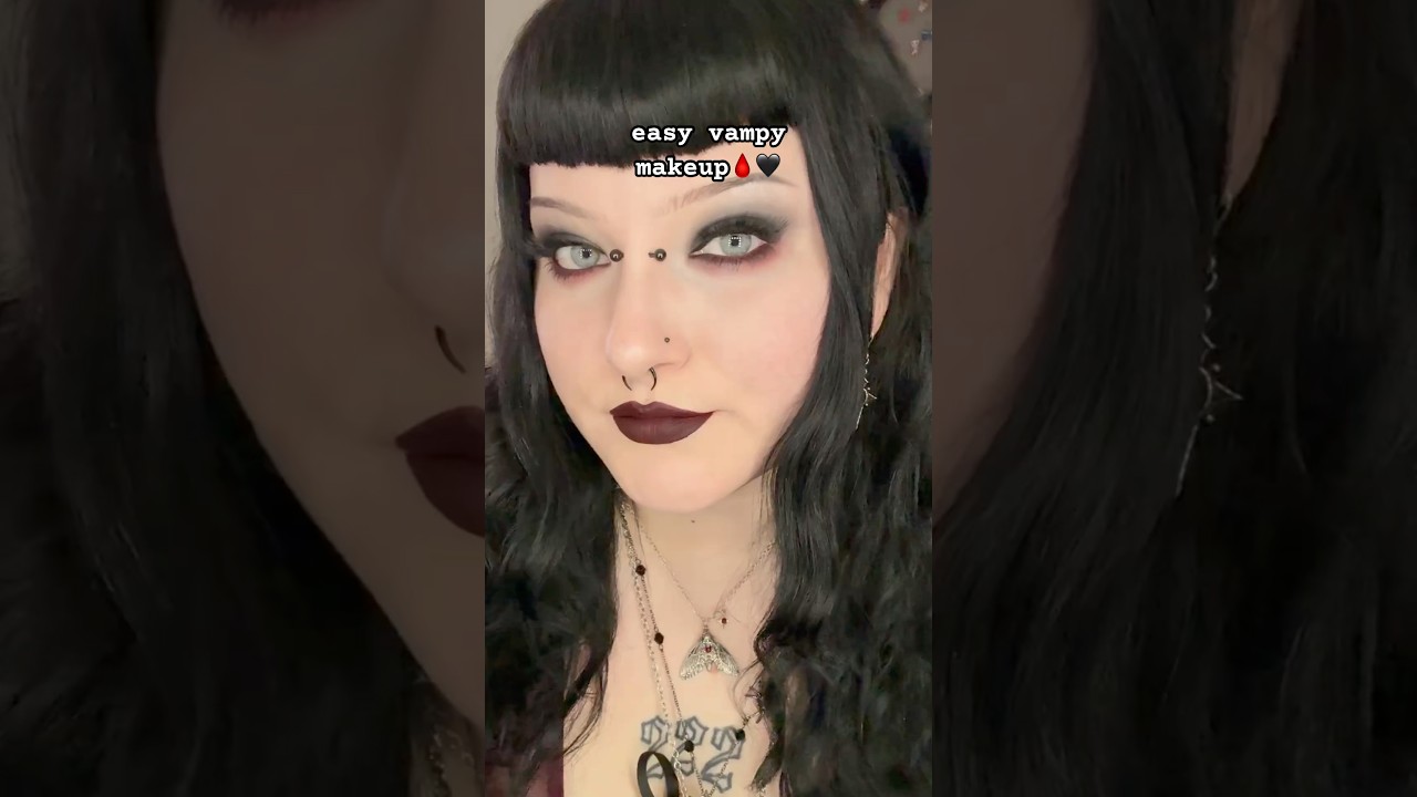 Vampy makeup tutorial 🩸🖤