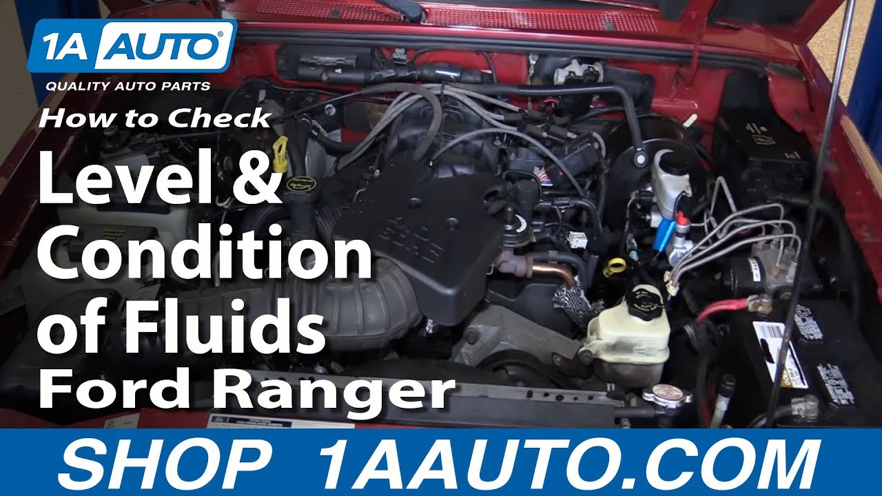 How to Check Level and Condition of Fluids in Your 98-12 Ford Ranger 4 ...