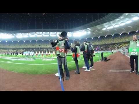 Steaua - Osmanlispor 2-1, teams entrance in 360° video