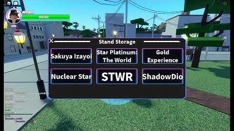 Whats inside of my stand storage AUT