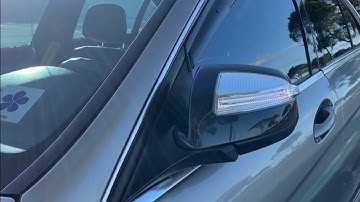 How to enable your side mirrors to fold in when locking on a Mercedes Benz C300 W204