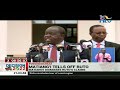 Fred Matiang’i has dismissed DP Ruto’s claims that the state has been holding night meetings to dis