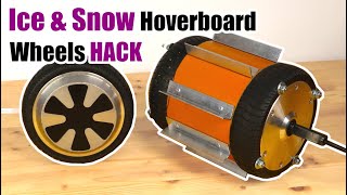 Ice & Snow HOVERBOARD Wheels HACK - DIY studs