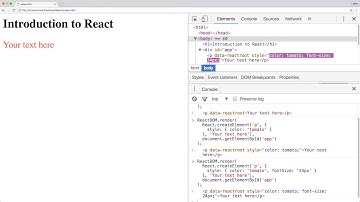 How React works (without JSX)