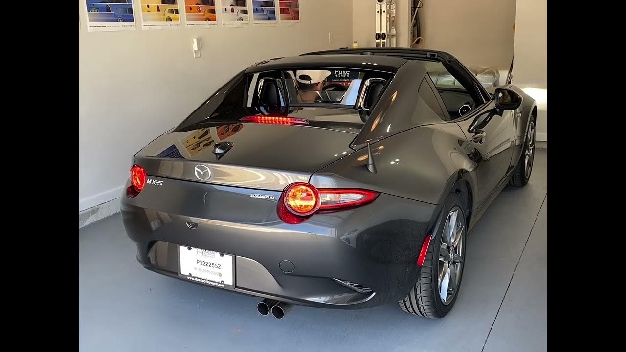 ND2 Miata HKS Legamax Premium Exhaust Coldstart vs Stock YouTube