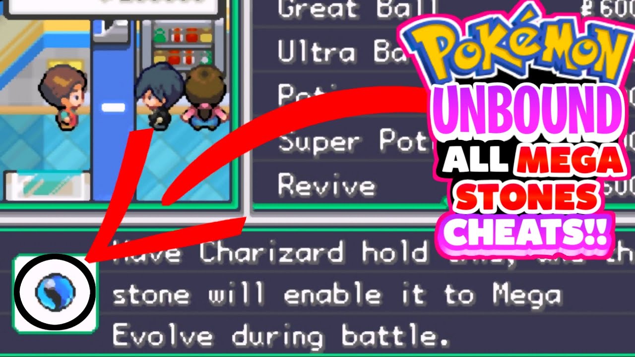 Pokemon Unbound Cheats