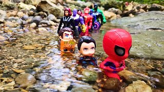 Avengers superhero story, spider-man, hulk, iron man, superman, batman, thor, black widow. #07