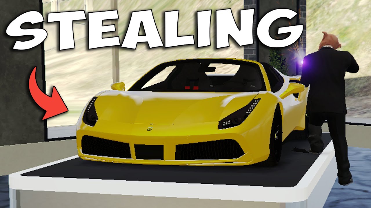 Stealing Cars From Ferrari Dealership sa GTA 5..