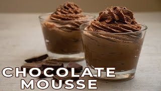 2 Ingredient Chocolate Mousse [Just In 10 Minutes] | Eraldo's Kitchen