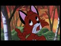 The older foxes don’t accept Tod, Rita and Oscar fox in their group - cartoon foxes crossover