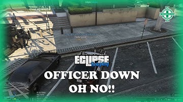 Eclipse RolePlay, LSPD, An officer and civilian run down by a cash delivery van at front of precinct