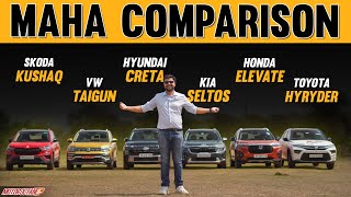 2024 Hyundai Creta vs Seltos vs Elevate vs Hyryder vs Taigun vs Kushaq screenshot 3