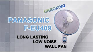 Unboxing Panasonic F-EU409 16 Inch 3 Speed Wall Fan With Bearing Technology