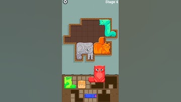 Puzzle Cats - Gameplay Walkthrough (iOS & Android) Stage 4 #funny #games #shorts
