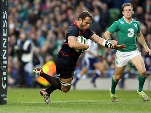 Ireland - Georgia ,Giorgi Nemsadze scores a try