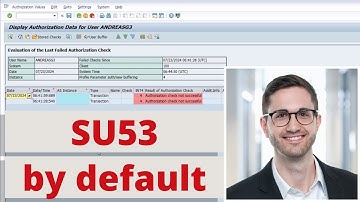 SU53 for all SAP users by default
