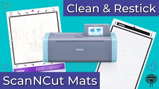 How To Clean and Restick a ScanNCut Mat