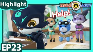 【Jungle Agent S1 Highlight】23 Fight Cloned Cats | Power Heroes | Robot | Kids Cartoon | Family