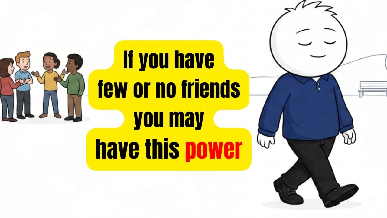 If You Have Few or No Friends... You Probably Have This Power | Psychology Explained