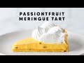 Passionfruit Meringue Tart!